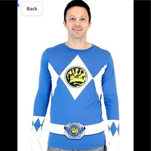 Blue Power Ranger Costume shirt